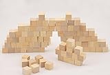 Heartfulst 知育玩具 積み木 ブロック 立方体 (2cm角　50個)