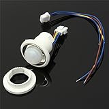 ILS - 26mm T-3003 LED Intelligent Infrared Human Body Sensing Probe Induction High Sensitive Switch 