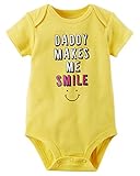カーターズ Carter's ボディースーツ Daddy Makes Me Smile Collectible Bodysuit 6M (61-67cm) [並行輸入品]