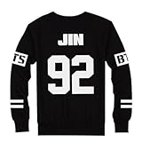 Mainlead BTS Bangtan Boys ブラックパーカー セーター プルオーバー XX-Large