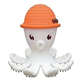 Mombella? FDA-Certified Soft Silicone Gum Brush BPA Free Baby Teether Toy - Octopus Doo, 3M+, 4 Colo