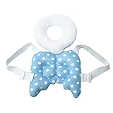 MyMei ベビー ヘルメット リュック型 赤ちゃんのごっつん防止 やわらか セーフティー 安全 怪我防止 頭を保護 乳幼児用 よちよち用 肩紐調節可能 適した年齢4-15ヶ月 (ブルー)