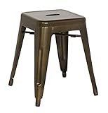 Cafe Line メタルスツール (ブラウン)