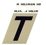 The Hillman Group 840532 1-1/2-Inch Aluminum Angle-Cut Letter T by The Hillman Group