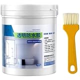 透明な防水接着剤、透明な防水補修剤、【300g/500g/1000g】透明防水ジェルです 防水補修剤REENEW 透明防水材防水剤 水漏れ 接着剤、透明防水塗料 水漏れ補修剤 コーキング剤 浸透性防水剤、多目的 透明防水材 水漏れ防止剤 補修剤防水剤 浴室タイル防水剤 住宅用防水剤 水漏れ防止接着剤 強力 UV対策 無臭で エコ 塗りやすい 屋外 (1kg)