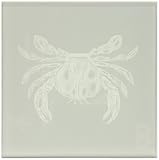 InspirationzStoreビンテージアート – グレーMaryland Crab Vintage Illustration。グレーNautical Sea Ocean Beach – タイル 
