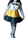 (スマイル ワキキ)Smile YKK 長袖 ワンピース キッズ 女の子 子供服 フォーマル チュニック 子供 ゆったり 苺飾り グレー 140