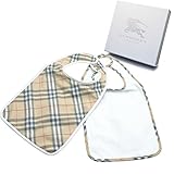 [セット品] ギフトBOX入り バーバリー チルドレン 国内正規品 ベイビーギフトセット ベイビービブ 2枚 チェック コットン ツーピース (OS（6ヶ月～24ヶ月))