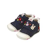 [ミキハウス] MIKIHOUSE フラワーうさこ ファーストデニムベビーシューズ （11.5cm-13.5cm） 11-9305-975 インディゴブルー 13.5cm