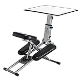 イーサプライ エッジデスクシステム THE EDGE DESK SYSTEM デスク チェア一体型 天板角度調整 折りたたみ可能 エルゴノミクスデザイン EZ15-SNCERG8