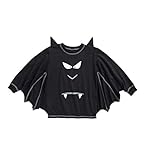 cwdkids Bat Wings Boys Tシャツ – ブラック – 100 % Organic Cotton – Made in USA 18 Months ブラック 730984-BK-18M