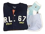 ラルフローレンの子供服　POLO　RALPHLAUREN　ベビー　出産お祝いセット　男の子　７０ｃｍ　３ヶ月～６ヶ月用 [並行輸入品]