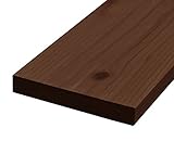 DIY素材 国産杉（新材） 厚27×幅180×長さ1200ｍｍ 屋外用塗装仕上げ DB（ダークブラウン）色