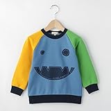 ハッシュアッシュ（キッズ）（HusHusH Kids） 裏毛モンスタープルオーバー【ブルー（092）/80（80cm）】