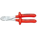KNIPEX（クニペックス）7407-200 絶縁強力斜ニッパー 1000V スポーツ レジャー DIY 工具 ペンチ ニッパー top1-ds-1849391-ah [簡素パッケージ品]