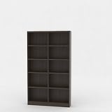 白井産業(SHIRAI) タナリオ オーダーラック 高さ150cm 幅76cm 奥行19cm ダークオーク 棚強度ST 追加棚板2枚 TNL-EM15076ASTF2DK2