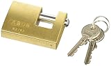 ABUS(アバス) カンヌキ式シリンダー南京錠 モノブロック 82-63