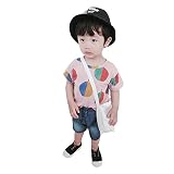 Elfin Parkベビー服 子供服 Tシャツ 半袖 トップス 肌着 ラウンドネック ユニセックス 夏 カジュアル スポーツ パジャマ 運動会 通園 旅行 記念日 プレゼント 男の子 ボーイズ 女の子