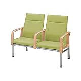 コクヨ(KOKUYO) 待合室用ベンチ 460シリーズ W1195×D700×H960mm CN-462HAA ホワイトグリーン
