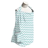 Planet Wise Nursing Cover, Teal Chevron by Planet Wise