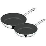 WMF 0741609990 Pans Set of 2 Cromargan withセラミックコーティングby WMF