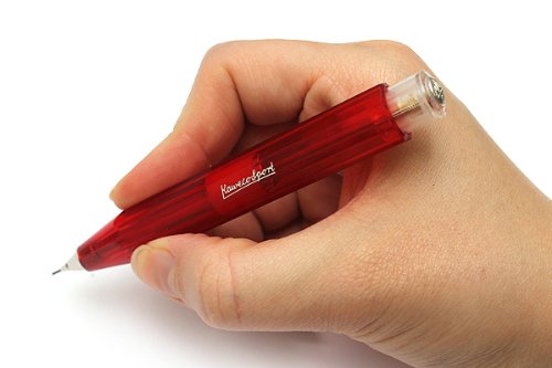 カヴェコ　スポーツ　0.7レッド　クリップ付き KAWECO カヴェコ ペンシル 0.7mm クラシックスポーツ CSSP-RD