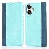 Galaxy A25 5G ケース 手帳型 Galaxy A25 5G 日版 SC-53F docomo SCG33 au ワイモバイル SoftBank 対応 手帳ケース サムスン ギャラクシーA25 5G カバー SC53F スマホケース 携帯カバー case 適用 iCoverCase 合成皮革 マグネット カード入れ スタンド機能 落ち着いた色 2色組合せ レトロ ブルー ターコイズ