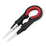 DROK Micro Portable Zirconia Ceramic Pointed Tweezers Precision Wire Heat Resistant Antimagnetic Twe