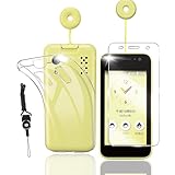 【1+1セット】FOR 京セラ キッズケータイ KY-41C 用の ガラスフィルム + KY-41C 用の ケース クリア KY-41C 用