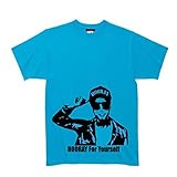 HOORAY(フーレイ) ダンス 衣装 ヒップホップ キャラクターTシャツ 160 ターコイズブルー