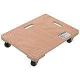 山善 木製平台車(60×45) WD-6045