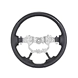 ALPHARD/VELLFIRE 30系 ノーマル ステアリング 黒木目 レザー