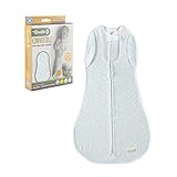 Woombie Vented Convertible Baby Swaddle - Easy to Use Natural Approach to Swaddling - Stretchy but S