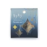 ワールドクラフト シール キラキラクリアフレークシール ゴールド箔 12柄×3枚入り Crescent KFS-016