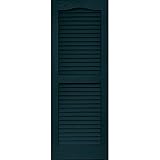 Vantage 0114039993 14X39 Louver Arch Shutter/Pair 993, Indigo Blue [並行輸入品]