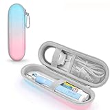 Crystal craft 歯ブラシケース ブラウン オーラルB フィリップス ソニッケアー 対応 携帯 電動 収納 トラベル 旅行 持ち運び【ピンク】