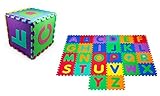 marelightソフトBPAフリー酷使Foam Alphabetフロアマット非毒性、無味26-piece Letters床マットとフローリングマット子供用マット – Play Mat for Kid