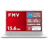 FMV 富士通 ノートパソコン Note E WE1-K3 Copilotキー搭載 Windows 11 15.6型 Core i5 16GB SSD 512GB ホワイト Microsoft 365 Personal付属