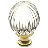 Baldwin 4304150 Crystal Cabinet Knob in Satin Nickel by Baldwin