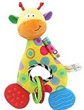 人形Toy with Teether Animal Stuffed Plush Rattleリング人形Teething Toy for Baby USストック Hindom