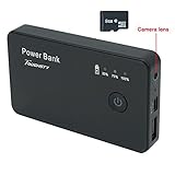 Toughsty?8GB 1280x720P HD Hidden Camera Mobile Power Bank Video Recorder DV Camcorder with Audio Fun