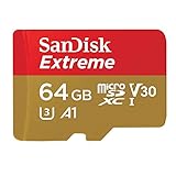 SanDisk Extreme 64GB microSDXC UHS-Iカード