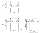 バリアフリー手摺 洗面・手洗器用（樹脂被覆）標準取付タイプ（B・D・G）アイボリー SK-257S-RJ　　新協和
