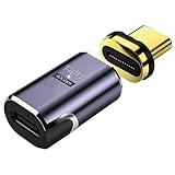 fine-R USB-C マグネット式 140W対応 方向変換アダプタ ストレート型 USB4 TYPE-C 高速充電 PD対応 40Gbpsデータ転送 8K映像出力 オス-メス 変換アダプター PL保険加入品 140WMストレート