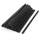 35 Pcs 7mm Diameter 190mm Length Solder Iron Black Hot Melt Glue Stick [並行輸入品]
