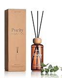 M&SENSE ディフューザー人気 ルームフレグランス 180ml 2.5ヶ月 ユーカリ・シトラスの香り アロマディフューザー リードディフューザー リラックス・癒しグッズ 女性ギフト プレゼント 部屋 玄関 トイレ オフィス用 スティック付き