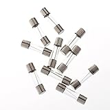 BCP pack of 10 pcs Slow-Blow Fuse 4A 250V Glass Fuses 20 x 5mm [並行輸入品]