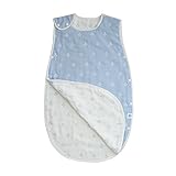 （アーネス）Arnes ベビー スリーパー 改良型 ふわり6重ガーゼ オーガニックコットン 100% 保証付き (2歳～7歳頃向け) (マリーン)