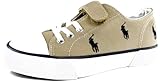 (ポロ ラルフローレン) POLO RALPH LAUREN BAL HARBOUR CAP TOE REPEAT キッズ ベビー スニーカー (15.0cm, [991109]KHAKI/NAVY)
