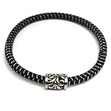 静電気除去ブレスレット パーツ付き ヘアゴム【K15-】 (パーツ付きブラック)静電気除去 静電気防止 静電気対策 静電気ブレスレット